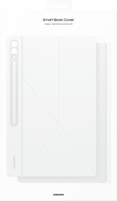 Чехол Samsung для Samsung Galaxy Tab S9 Ultra/S10 Ultra Smart Book Cover поликарбонат/полиуретан белый (EF-BX910PWEGRU)