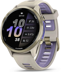 Смарт-часы Garmin Forerunner 970 1.3" AMOLED корп.серый рем.серый/синий (010-02969-12)