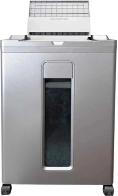 Шредер Office Kit SA200 (1,9х10) серый/черный с автоподачей (секр.P-5) фрагменты 200лист. 23лтр. пл.карты