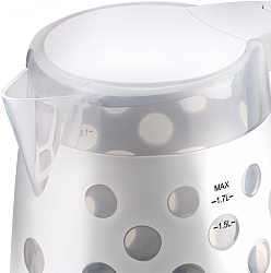 Чайник электрический Vitek VT-7048-01 1.7л. 2200Вт белый корпус: пластик