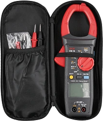 Клещи токоизмерительные RGK CM-16 цифр. измер.ток:переменный черный/красный (755122)