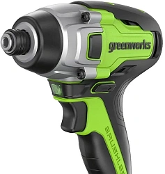 Винтоверт Greenworks GD24ID3 аккум. патрон:шестигр.1/4" (3802807CUB)