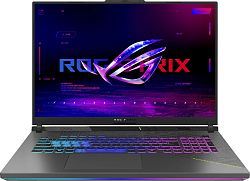Ноутбук Asus ROG Strix G18 G814PM-S8117 Ryzen 9 8940HX 16Gb SSD512Gb NVIDIA GeForce RTX 5060 8Gb 18" IPS WUXGA (1920x1200) без ОС grey WiFi BT Cam (90NR0L29-M005X0)