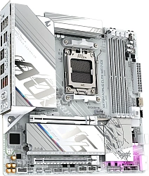 Материнская плата Gigabyte X870M AORUS ELITE WIFI7 ICE Socket AM5 AMD X870 4xDDR5 mATX AC`97 8ch(7.1) 2.5Gg RAID+HDMI