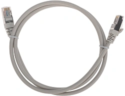 Патч-корд Rexant 02-0110-1 F/UTP RJ-45 вил. кат.5E 2м серый LSZH