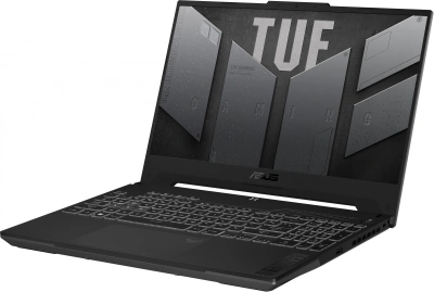 Ноутбук Asus TUF Gaming F15 FX507ZC4-HN143 Core i5 12500H 16Gb SSD512Gb NVIDIA GeForce RTX 3050 4Gb 15.6" IPS FHD (1920x1080) без ОС grey WiFi BT Cam (90NR0GW1-M00B40)