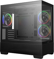 Корпус Deepcool CG380 3F черный без БП mATX 2xUSB3.0 audio bott PSU