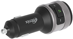 Автомобильный FM-модулятор Ritmix FMT-A707 черный MicroSD BT USB (80000131)