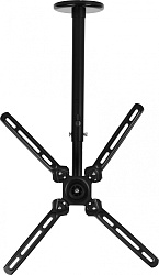 Кронштейн для телевизора Cactus CS-CP07 черный 23"-55" макс.45кг потолочный поворот и наклон