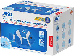 Ингалятор A&D CN-232kids компрессорный стационарный синий