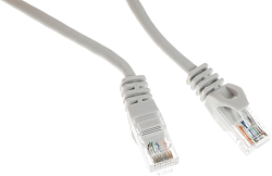 Патч-корд ITK PC01-C5EU-5M-G UTP RJ-45 вил.-вилка RJ-45 кат.5E 5м серый ПВХ (уп.:1шт)