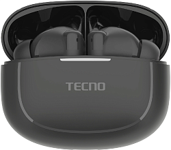 Гарнитура внутриканальные Tecno Buds 4 Air BD04 черный беспроводные bluetooth в ушной раковине (BD04 AIR BLACK)