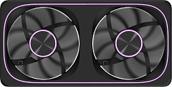 Вентилятор для корпуса Formula Air Fusion 2 ARGB 120х120x28 черный 4-pin 33.46дБ (упак.:2шт) (AIR FUSION 2 BK) Ret