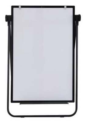 Флипчарт Deli E7886 магнитно-маркерная лак 60x90см на подставке белый с аксессуарами