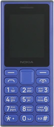 Мобильный телефон Nokia 108 DS TA-1627 голубой моноблок 2Sim 2" 126x160 Series 30+ GSM900/1800 Protect MP3 FM microSD max32Gb
