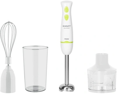 Блендер погружной Scarlett SC-HB42F67 700Вт белый