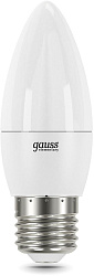 Лампа светодиодная Gauss Elementary 30212 12Вт цок.:E27 свеча 220B св.свеч.бел.теп. (упак.:10шт)