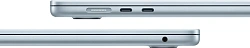Ноутбук Apple MacBook Air A3241 M4 10 core 16Gb SSD256Gb/10 core GPU 15.3" Liquid Retina (2880x1864) macOS lt.blue WiFi BT Cam (MC7A4ZP/A)
