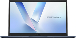 Ноутбук Asus VivoBook 14 X1404VA-I512256 Core i5 1334U 12Gb SSD256Gb Intel UHD Graphics 14" IPS FHD (1920x1080) Windows 11 Home Multi Language blue WiFi BT Cam (90NB10I1-M016B0)