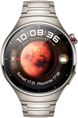 Смарт-часы Huawei Watch 4 Pro Medes-L19M 1.5" AMOLED корп.серебристый рем.серебристый разм.брасл.:140-210мм (55020APC)
