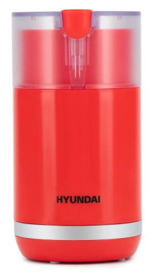 Кофемолка Hyundai HYC-G3272 200Вт сист.помол.:ротац.нож вместим.:70гр красный