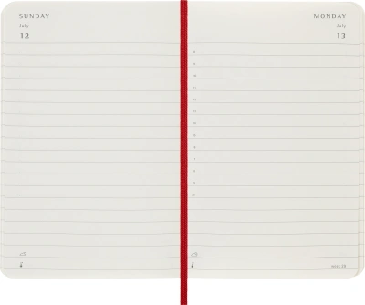Ежедневник Moleskine CLASSIC SOFT Pocket 90x140мм 400стр. мягкая обложка красный