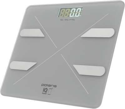 Весы напольные электронные Polaris PWS 1898 IQ Home макс.180кг серый