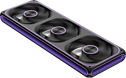 Вентилятор для корпуса Formula Air Fusion 3 LT ARGB 120х120x28 черный 4-pin 25.5дБ (упак.:3шт) (AIR FUSION 3 LT BK) Ret