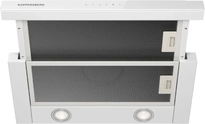 Вытяжка встраиваемая Kuppersberg High-Tech Slimtouch 60 W белый управление: кнопочное (1 мотор)