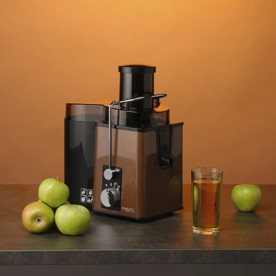 Соковыжималка центробежная Scarlett SC-JE50S57 1000Вт рез.сок.:600мл. коричневый/черный