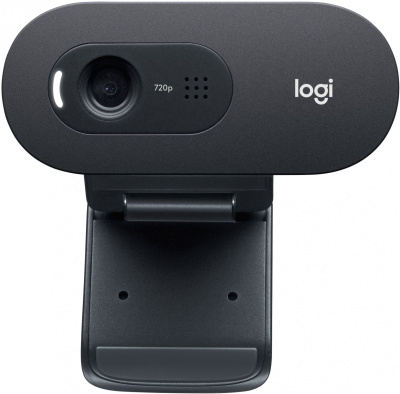Камера Web Logitech HD Webcam C505e черный 1.2Mpix (1280x720) USB2.0 с микрофоном для ноутбука (960-001372)