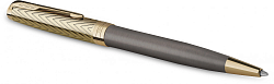Ручка шариков. Parker Sonnet Pioneers K542 (2201051) Arrow Grey GT M черн. черн. подар.кор.