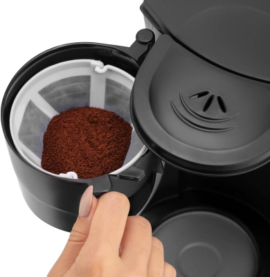 Кофеварка капельная Maxwell MW-1650 600Вт черный