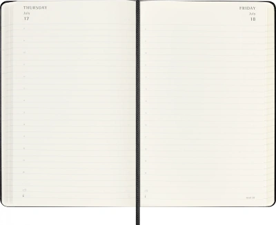 Ежедневник Moleskine ACADEMIC Large 130х210мм датир.18мес 592стр. черный