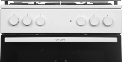 Плита Комбинированная Gorenje GK6A20WF белый (стеклянная крышка) реш.чугун