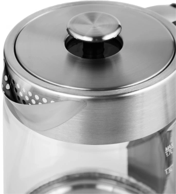 Чайный набор Kitfort КТ-635 1.7л. 2200Вт черный корпус: стекло/пластик