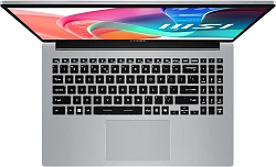 Ноутбук MSI Modern 15 F13MG-201XRU Core i5 1335U 16Gb SSD512Gb Intel Iris Xe graphics 15.6" IPS FHD (1920x1080) FreeDOS silver WiFi BT Cam (9S7-15S122-201)