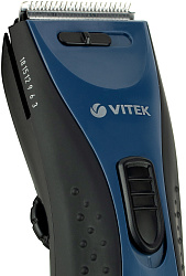 Машинка для стрижки Vitek VT-2578 черный/синий 3Вт (насадок в компл:1шт)