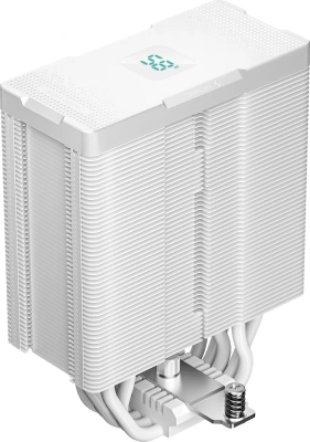 Устройство охлаждения(кулер) Deepcool AG500 Digital ARGB Soc-AM5/AM4/1200/1700/1851 белый 4-pin 29.4dB Al+Cu LCD 240W 845gr Ret (R-AG500-WHADMN-G-1)
