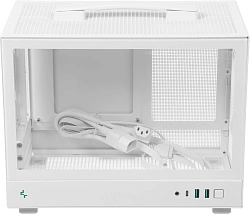 Корпус Deepcool CH160 белый без БП miniITX 7x120mm 1xUSB3.0 audio bott PSU