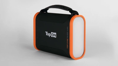 Электростанция портативная TopON TOP-X100 96000mAh 3A QC3.0 3xUSB черный/оранжевый (чехол в комплекте) (102705)