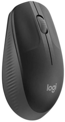 Мышь Logitech M190 черный/темно-серый оптическая 1000dpi беспров. USB 2but (910-005923)