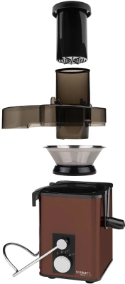 Соковыжималка центробежная Scarlett SC-JE50S57 1000Вт рез.сок.:600мл. коричневый/черный