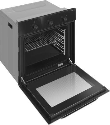 Духовой шкаф Электрический Meferi Light MEO606BK черный/нержавеющая сталь