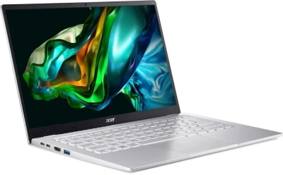 Ноутбук Acer Swift Go 14 SFG14-41-R7EG Ryzen 7 7730U 16Gb SSD1Tb AMD Radeon Graphics 14" IPS FHD (1920x1080) Windows 11 Home silver WiFi BT Cam (NX.KG3CD.002)