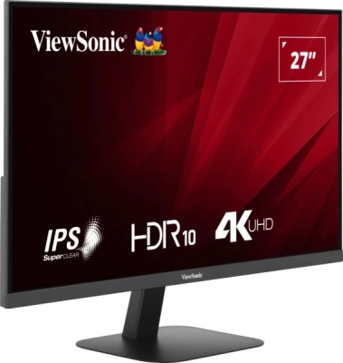 Монитор ViewSonic 27" VA2708-4K-HD черный IPS LED 16:9 HDMI матовая 250cd 178гр/178гр 3840x2160 60Hz DP 4K 4.1кг