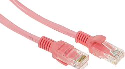 Патч-корд Premier PP12-0.5M/RO 1000Гбит/с UTP 4 пары cat.5E CCA molded 0.5м розовый RJ-45 (m)-RJ-45 (m)
