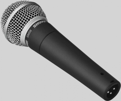 Микрофон проводной SHURE SM58-LCE черный/серебристый