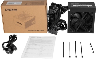 Блок питания Digma ATX 350W DPSU-350W (20+4pin) 120mm fan 2xSATA RTL