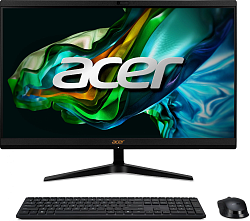 Моноблок Acer Aspire C24-1800 23.8" Full HD i5 1334U (1.3) 16Gb SSD512Gb Iris Xe CR Eshell GbitEth WiFi BT 65W клавиатура мышь Cam черный 1920x1080